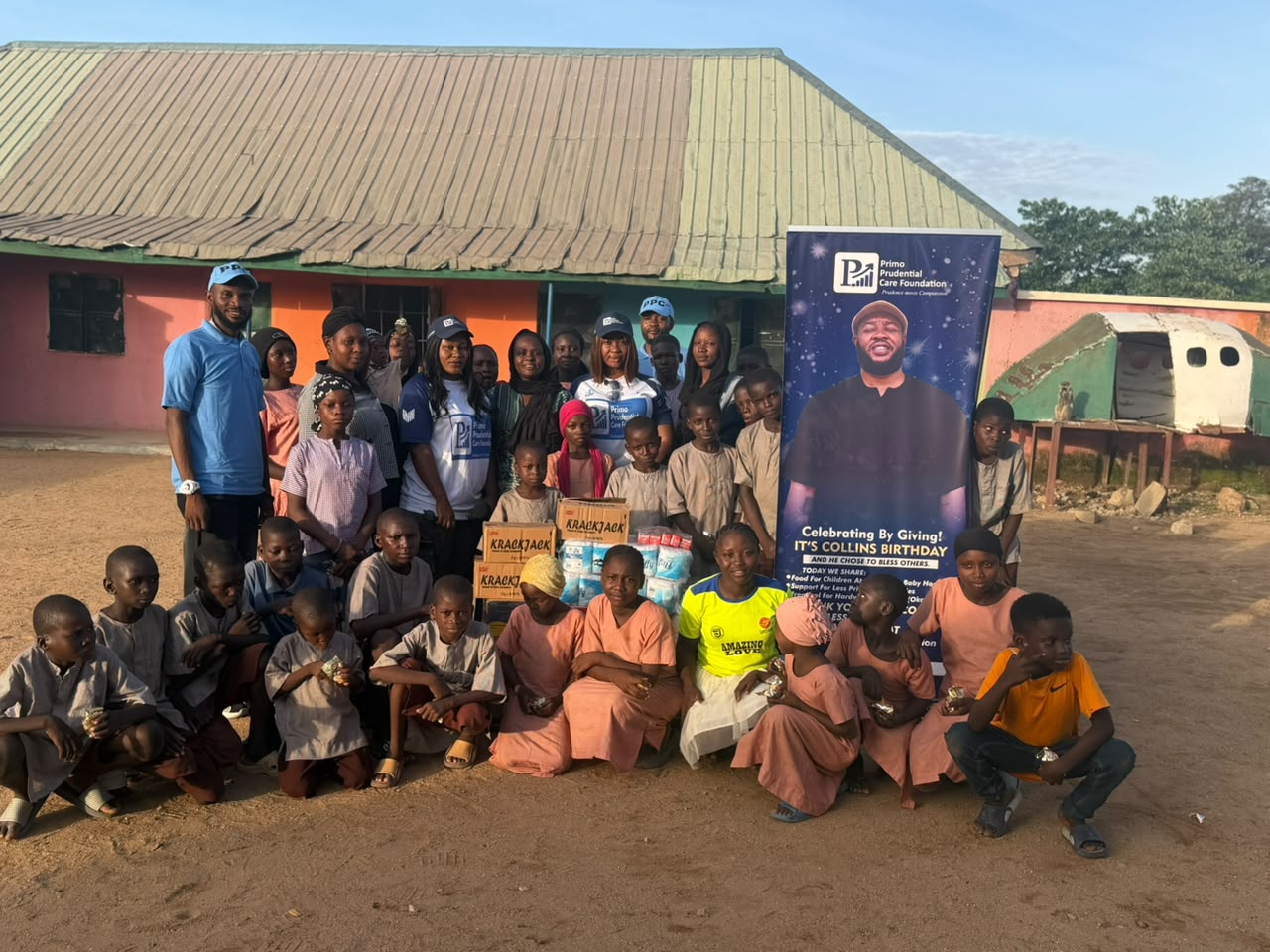 Birthday outreach for Mr Collins